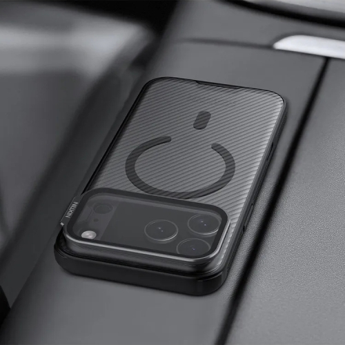 Nillkin для iPhone 17 Pro Max чехол CamShield ProP Magnetic (Transparent camera) Black