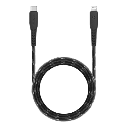 Кабель EnergEA NyloFlex USB-С/Lightning MFi C94 (1.5 м), черный