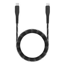 Кабель EnergEA NyloFlex USB-С/Lightning MFi C94 (1.5 м), черный