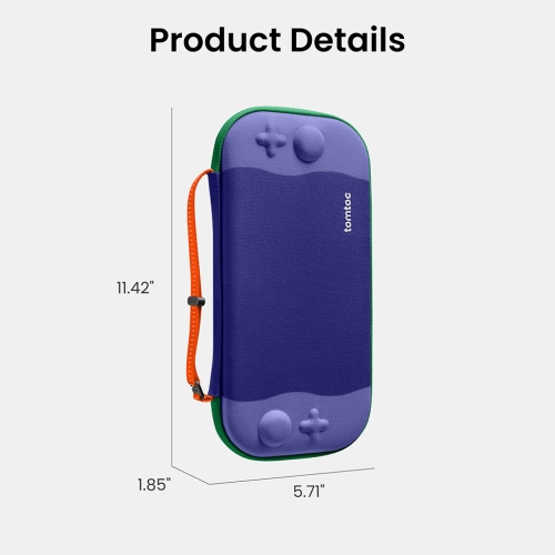 Tomtoc Gaming для Nintendo Switch 2 чехол FancyCase-G05 Slim Case Blueberry