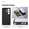 Elago для Galaxy S26 Ultra чехол Magnetic PU Leather Black (MagSafe)