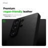Elago для Galaxy S26 Ultra чехол Magnetic PU Leather Black (MagSafe)