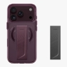 Uniq для iPhone 18 Pro Max/17 Pro Max чехол Heldro Air with FlexGrip Velvet Burgundy (MagSafe)