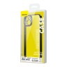 Чехол Baseus Glitter Case PC +Tempered glass для iPhone 14, черная рамка