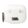 Чехол Lagerfeld Silicone case with ring NFT 3D Karl для Airpods Pro, белый