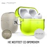 Чехол Elago Clear Hang case для AirPods Pro 2, Neon Yellow