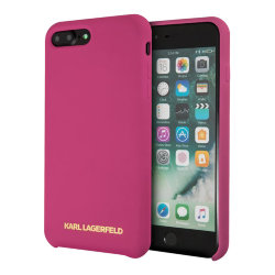 Чехол Karl Lagerfeld Silicone для iPhone 7 Plus/8 Plus, розовый