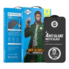 BlueO стекло для iPhone 15 Pro Anti-glare Matte Anti-Static Black (матовое)