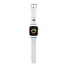 Karl Lagerfeld для Apple Watch 42-41-40 mm ремешок 3D Rubber NFT Karl head White