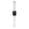 Karl Lagerfeld для Apple Watch 42-41-40 mm ремешок 3D Rubber NFT Karl head White