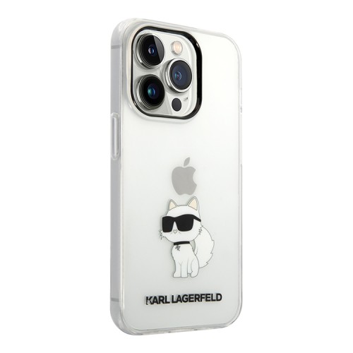 Karl Lagerfeld для iPhone 15 Pro чехол PC/TPU NFT Choupette Hard Transparent