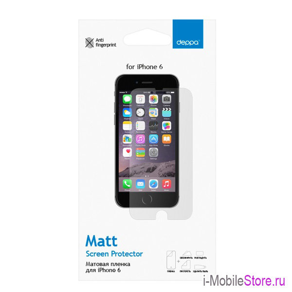 Deppa Matt для iPhone 6, 6s, матовая 61074