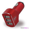Ferrari Aluminium Trio USB 7.2 A для смартфона, красный FECC3USBRE