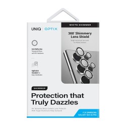 Uniq стекло для Galaxy S24 Ultra OPTIX Camera Lens protector Aluminium White