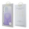 Guess для iPhone 16 Pro чехол PC/TPU Glitter Gradient Purple (MagSafe)