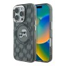 Karl Lagerfeld для iPhone 16 Pro Max чехол PC/TPU Monogram NFT Karl&Choupette черный (MagSafe)