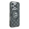 Karl Lagerfeld для iPhone 16 Pro Max чехол PC/TPU Monogram NFT Karl&Choupette черный (MagSafe)