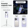 Elago для iPhone 16 Pro Max чехол Soft silicone (Liquid) Purple (MagSafe)