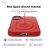 Elago для iPhone 16 чехол Soft silicone (Liquid) Red