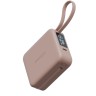 Energea АКБ MagPac MINI Plus, 10000W Magnetic wireless 15W +С 20W +2 C cables and Display Pink