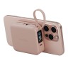 Energea АКБ MagPac MINI Plus, 10000W Magnetic wireless 15W +С 20W +2 C cables and Display Pink