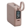 Energea АКБ MagPac MINI Plus, 10000W Magnetic wireless 15W +С 20W +2 C cables and Display Pink