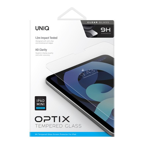 Uniq прозрачное стекло для iPad Mini 6 (2021) / 7 (2024) OPTIX Clear