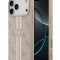 Guess для iPhone 17 Pro Max чехол PU 4G Stripes Hard Pink (MagSafe)