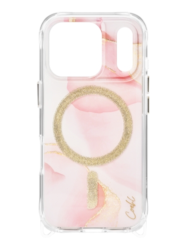 Uniq для iPhone 17 Pro чехол COEHL IML Aeris Soft Pink (MagSafe)