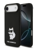 Karl Lagerfeld для iPhone Air чехол Liquid silicone NFT Choupette Metal Cam Hard Black (MagSafe)
