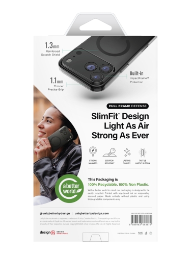 Uniq для iPhone 17 Pro Max чехол AirSuit Glossy Smoke (MagSafe)