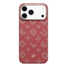 BlueO чехол для iPhone 17 Pro, Tactile Woven Air Aramid fiber (Kevlar)  Red (MagSafe)