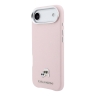 Karl Lagerfeld для iPhone Air чехол PU Saffiano FW NFT Karl&Choup metal & Cam Hard Pink (MagSafe)
