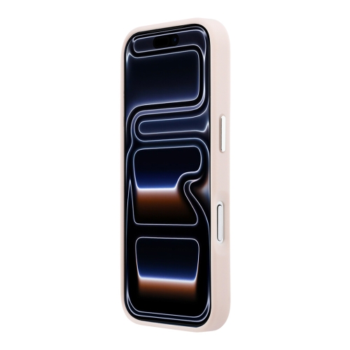 Karl Lagerfeld для iPhone 17 Pro чехол PU Smooth Sketch Karl&Choupette Metal Cam with Cardslot Pink