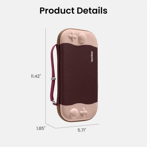 Tomtoc Gaming для Nintendo Switch 2 чехол FancyCase-G05 Slim Case Cherry