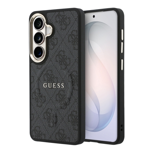 Guess для Galaxy S26 чехол PU 4G Classic metal logo &Camera Hard Black (MagSafe)