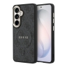 Guess для Galaxy S26 чехол PU 4G Classic metal logo &Camera Hard Black (MagSafe)