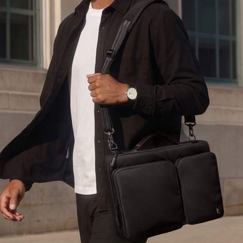 Tomtoc Laptop сумка Defender-A42 Premium Liteway Laptop Shoulder Briefcase 16" (Win) Black