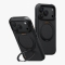 Uniq для iPhone 18 Pro Max/17 Pro Max чехол KEVA Kevlar 360-Rotating stand Carbon Black (MagSafe)