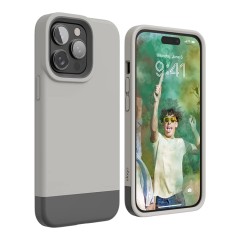 Чехол Elago GLIDE для iPhone 14 Pro, бежевый/серый