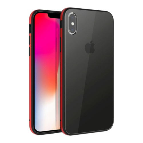 Чехол Uniq Valencia Clear для iPhone XS Max, красный