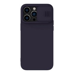Чехол Nillkin CamShield Silky Silicone для iPhone 14 Pro Max, Dark Purple