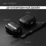 Чехол Elago EDC Armor TPU case with Round strap для AirPods Pro 2 (all), черный