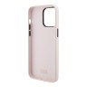Lagerfeld для iPhone 15 Pro чехол Liquid silicone NFT Karl Ikonik Hard Pink