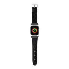 Karl Lagerfeld для Apple Watch 42-41-40 mm ремешок PU Saffiano Monogram Black