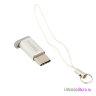 Remax micro USB to Type C, серебристый RA-USB1