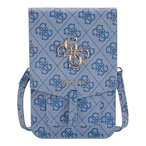 Сумка Guess Wallet Bag 4G Big metal logo для смартфонов, синяя