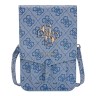 Сумка Guess Wallet Bag 4G Big metal logo для смартфонов, синяя