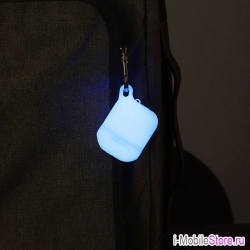 Чехол Elago Waterproof Hang case для AirPods 1/2, Nightglow Blue