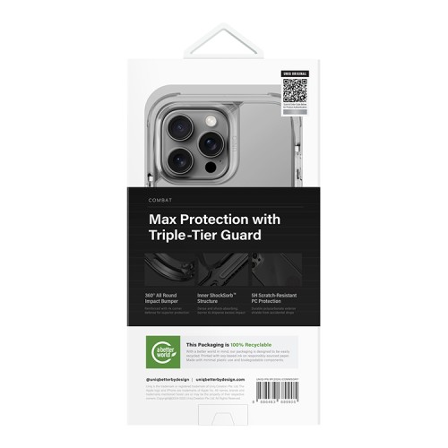 Uniq для iPhone 16 Pro Max чехол Combat Stone Grey (MagSafe)
